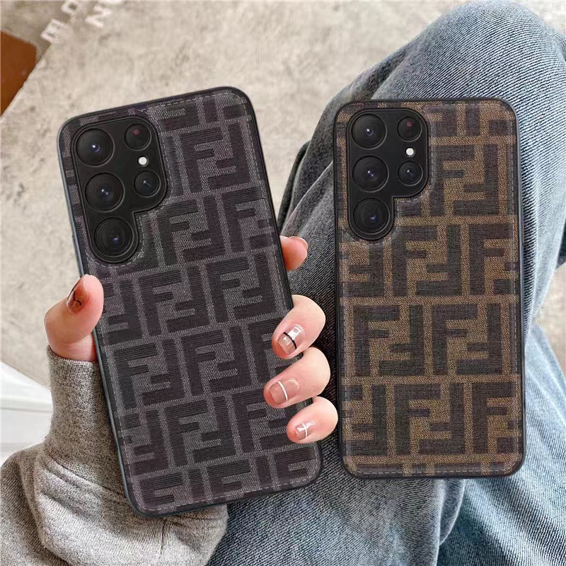 FENDI フェンディ ハイブランド galaxy s23/s23 plus/s23 ultraケース モノグラム ジャケット型 かわいい ファッション