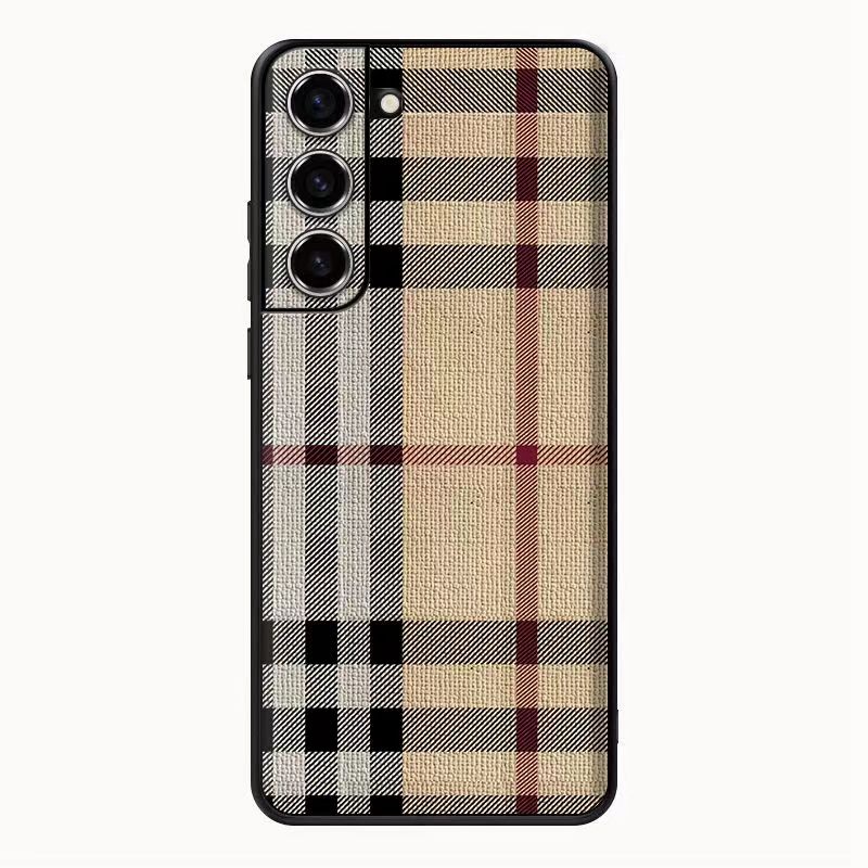バーバリー フェンディgalaxy s23+ultraケースburberry縞fendiモノグラム ジャケット型  ギャラクシーS23プラス ウルトラ