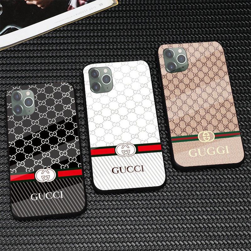 グッチ ブランド iphone 13 /13 pro/13 mini/13 pro maxケース 個性 GUCCI 激安 背面ガラス 縞 ミツバチ柄