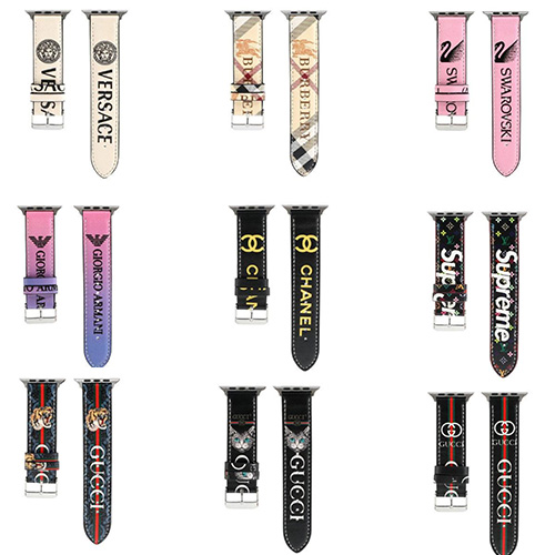 グッチ Apple Watch 7/6/5/4/SEストラップ 定番花柄