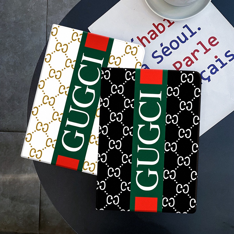 GUCCI グッチ ブランド iPad mini6/9/pro 2021 ケース ハイブリッド モノグラム ケース スリム 軽量 保護