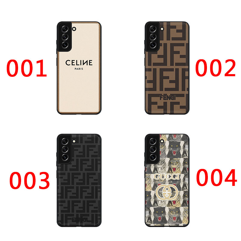 Gucci セリーヌ celine ブランド iphone 15 pro maxケース Galaxy S23+/S23 Ultraカバー 携帯 定番柄 高級感 ギャラクシーS23スマホケース 虎 クルー Fendi samsung クラシック 激安 シリコン