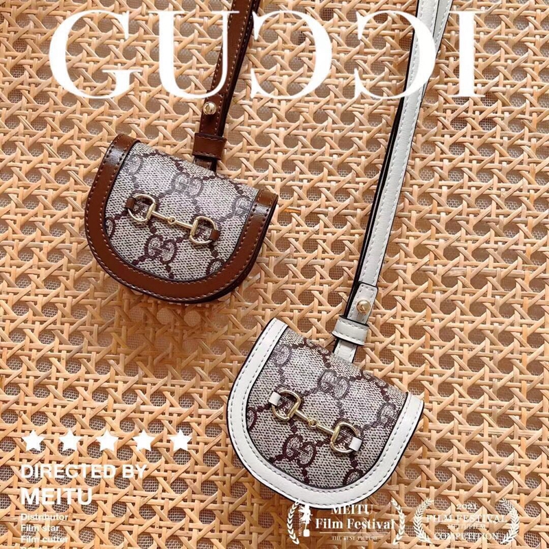 Gucciエアーポッズ プロ/プロ2ケース 斜めがけ