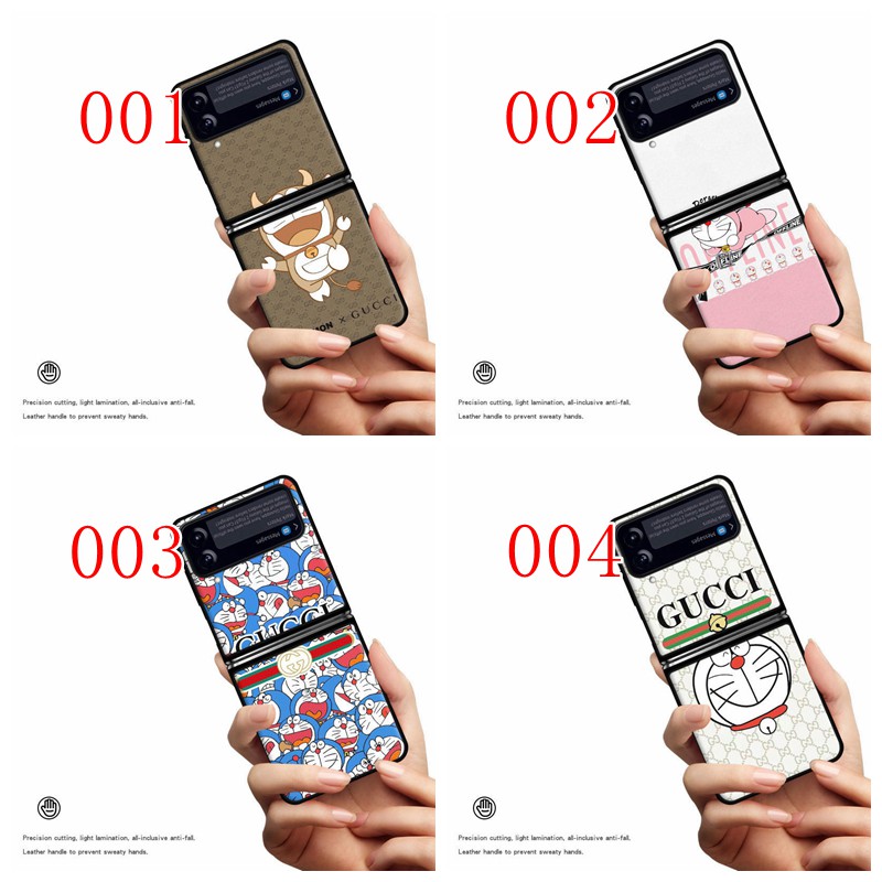 グッチ ギャラクシーZflip4 5Gスマホケース ドラえもん