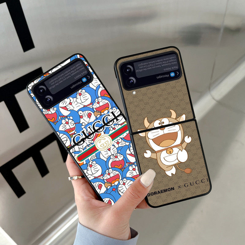サムスンZflip4カバーGucciハイブランド コラボ