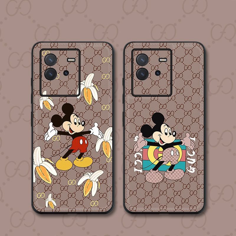  GalaxyS22+/S22 ultra/S22カバーDisney cuir コラボ