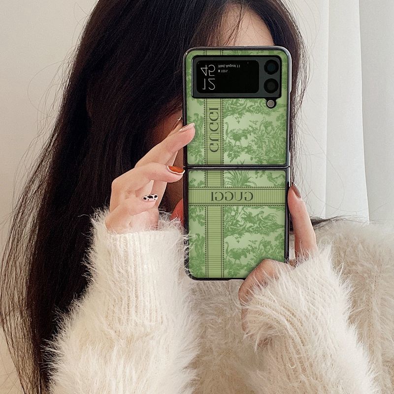 samsungZflip3カバーGucci ラグジュアリー おしゃれ