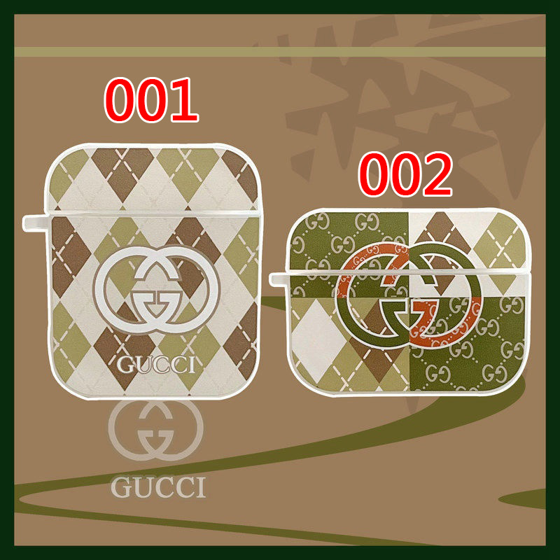 グッチハイブランド Air Pods1/2/3coque 格子縞