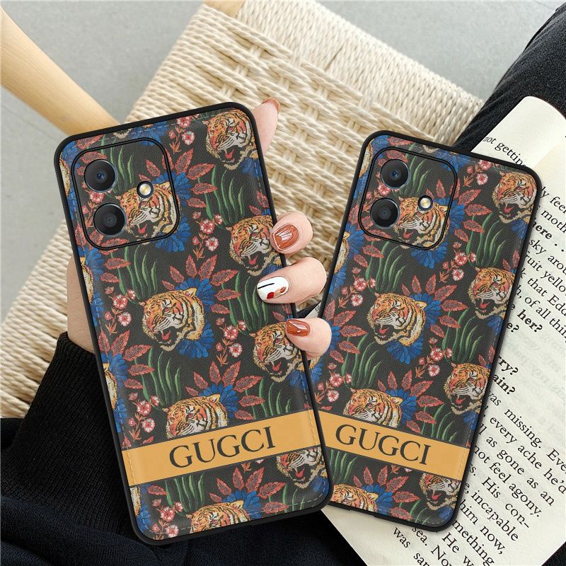 gucciグッチiphone14pro max/14plusケース安い ブランド虎galaxy a23 5g全機種 xperia 5iv植物ケース モノグラム カバー男女
