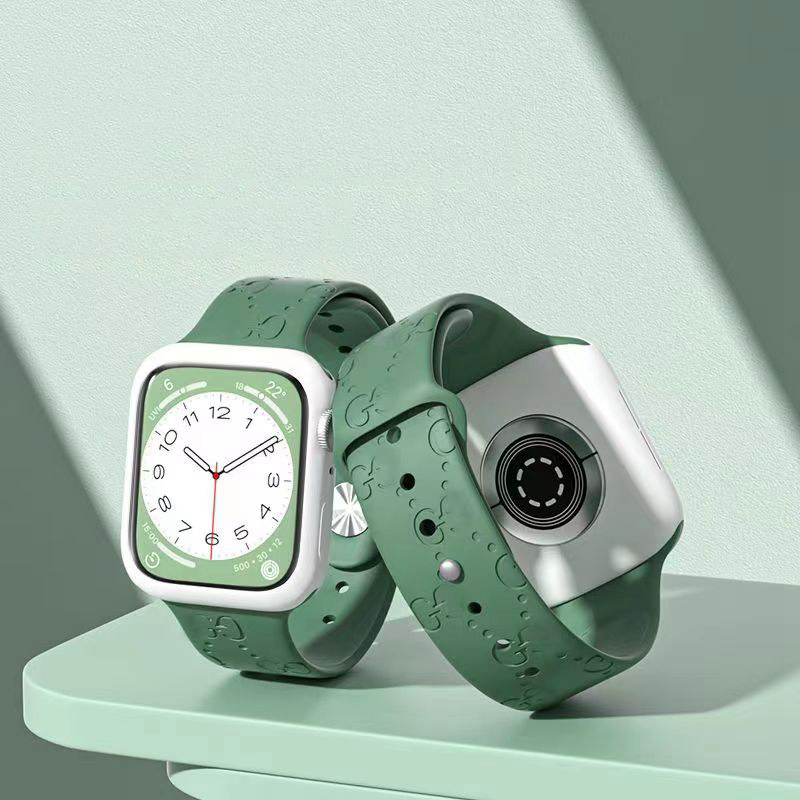 gucciアップルウォッチ8/se2/ultraハンド グッチ お洒落TPUモノグラム ハイブランドapple watch se2腕時計ストラップ