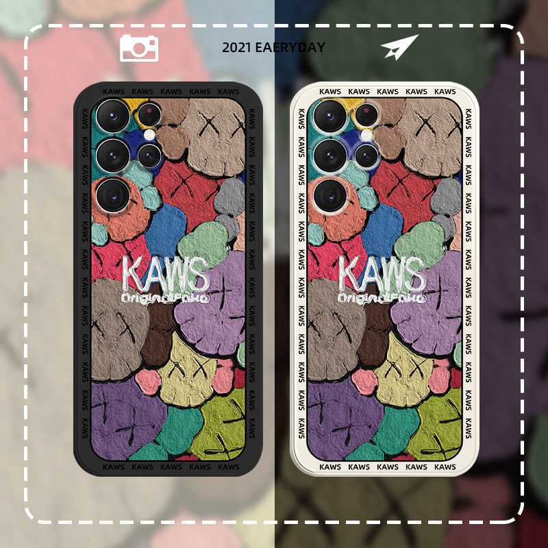 ギャラクシーS22 Ultra(SC-52C)フルカバーKaws 耐衝撃
