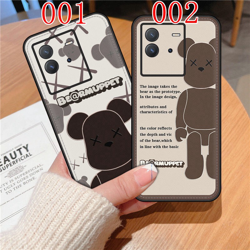 ブランドカウズGalaxy s22/S22+/S22 ultraスマホケース 熊 レザー