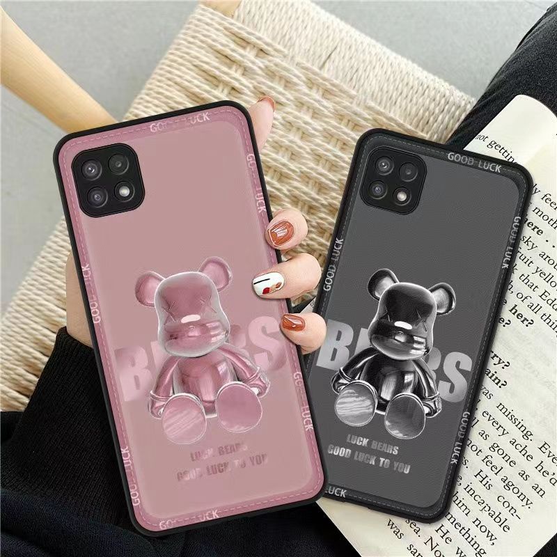 KAWS カウズ BE@RBRICK ブランド iphone14Pro max 14Pro 14 Plus 13ケース 安い 熊柄 Galaxy S22+/S22 ultra/A23 5Gケース
