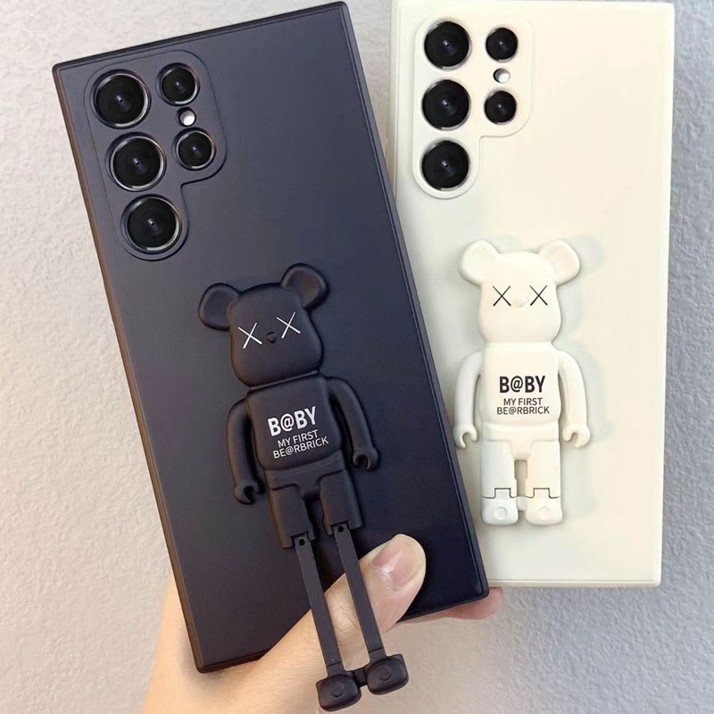 カウズiphone14pro max/14plus/galaxy s23+ultraケース熊kawsスタンドbearbrickジャケットtpuモノグラム ハイブランド 芸能人愛用 アイフォン14男女