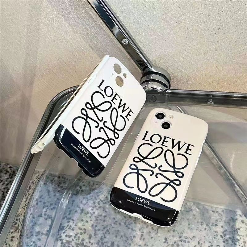 Loewe/ロエベ ブランド iphone 14/14 pro/14 pro maxケース 個性 カガミ 化粧 きらきら ジャケット型 手帳型