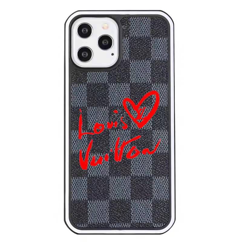 LV ヴィトン ブランド アイフォン13 pro max miniカバー ins風 格子心 ジャケット モノグラム 男女通用