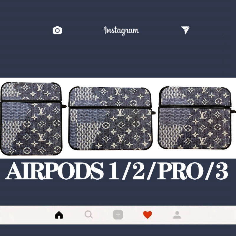 ルイ·ヴィトン Air Pods1/2/3ケース デニム 耐衝撃