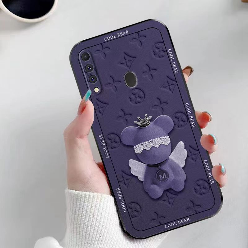 ヴィトンiphone14pro max/14plusケースlvブランドins風galaxy s22/a23 5gモノグラム熊ジャケット アイフォン14カバー 黒紫