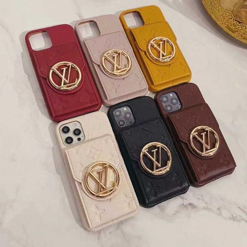 Louis Vuitton ルイヴィトン ハイブランド iphone 14/14 Pro/14 Pro maxスマホケース レザー製 カード入れ バッグ型 モノグラム