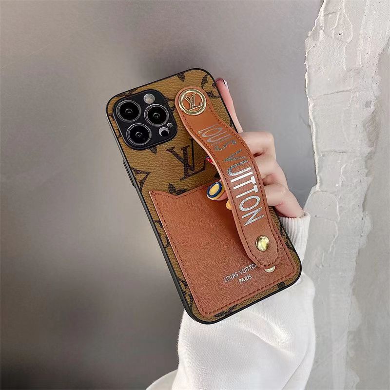 ヴィトンiphone 14 pro max plusケース可愛い レザーlvバンド カード ハイブランド アイフォン14カバー 耐衝撃 男女