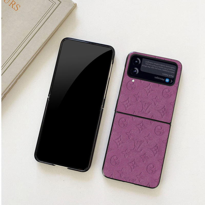 ヴィトンgalaxy z flip4/fold4ケースlv 折り畳 モノグラム 保護 ハイブランド ギャラクシー 芸能人愛用