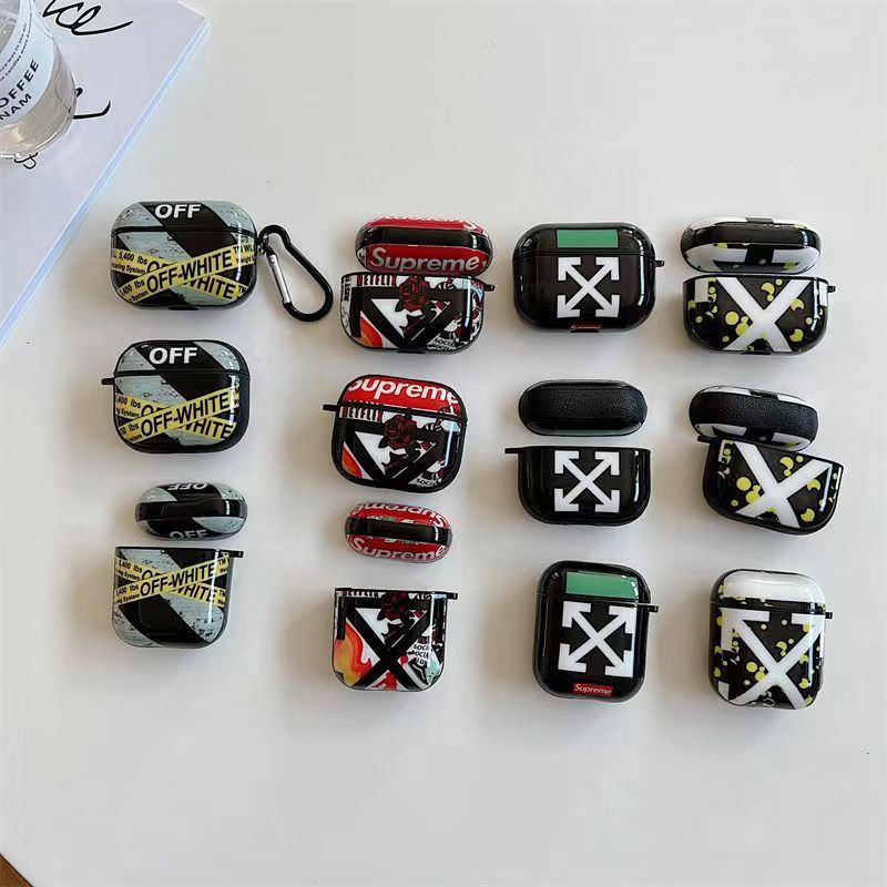 SUPREME/シュプリーム LV/ルイヴィトン ブランド AirPods Pro 2/3/Pro/2/1ケース モノグラム オフホワイト OFF-WHITE コラボ 矢印