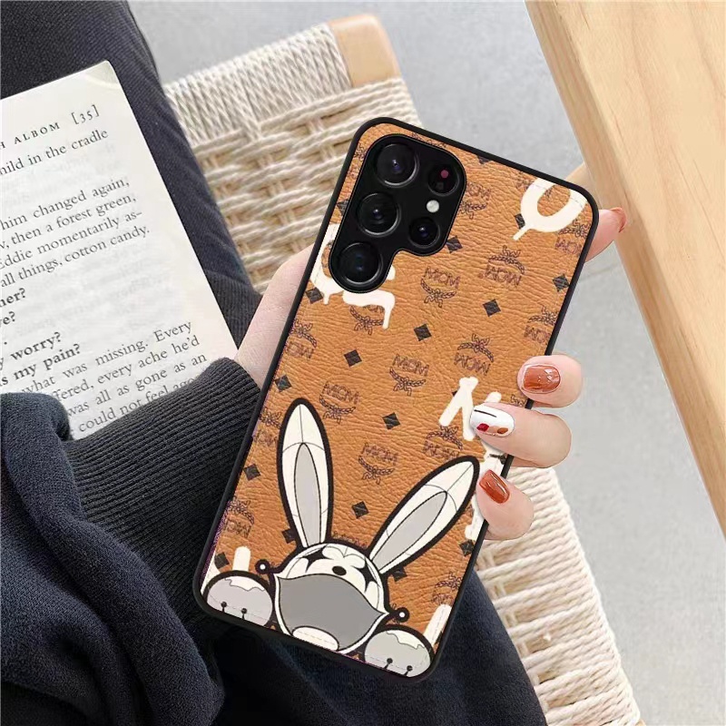 エムシーエムgalaxy s23+ultra/14pro max/14plusケース お洒落mcm兎アイフォン14モノグラム ギャラクシー ブランド男女