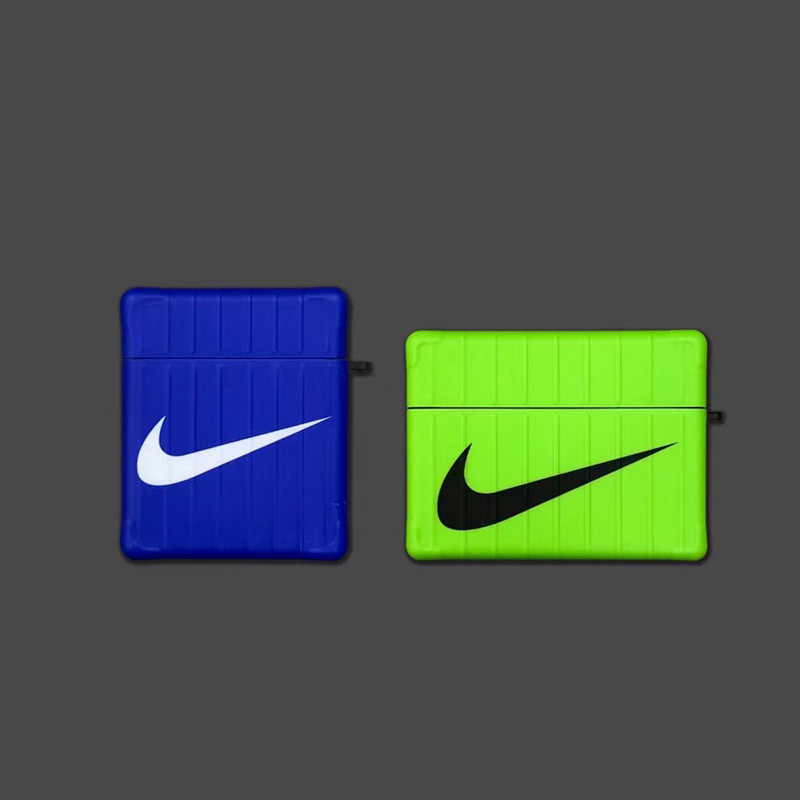 NIKE/ナイキ ブランド Air pods pro 2/3/pro/2/1ケース かわいい スーツケース型 モノグラム ペアお揃い