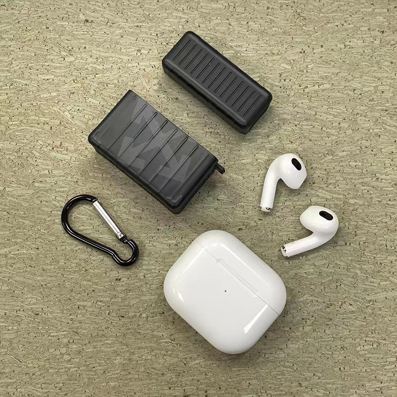 オフホワイトairpods pro 2/3ケースoff-whiteスーツケース カラビナ モノグラム ブランド エアーポッズ プロ2/3カバー