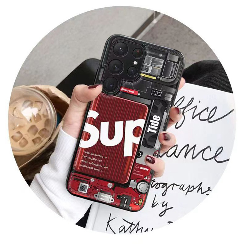 シュプリームgalaxy s23+ultraケース モノグラムsupreme機械ジャケット ハイブランド ギャラクシーS23 耐衝撃 コピー 男女
