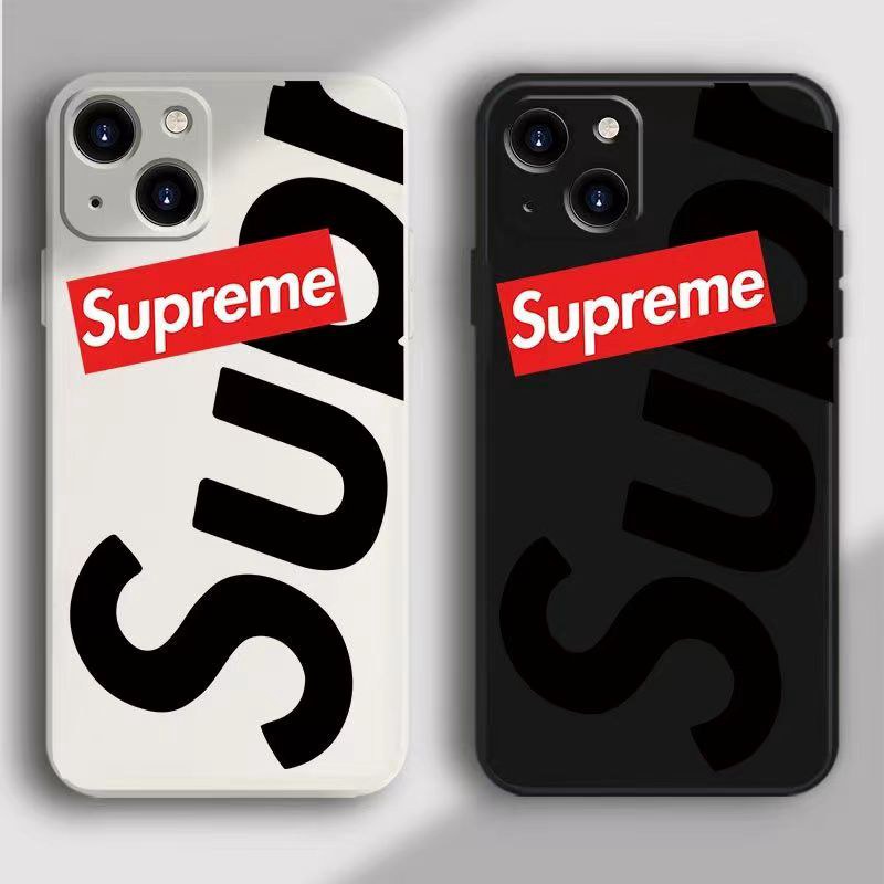 Supreme シュプリームブランド iphone15 14 13 pro maxケース かわいいアイフォン15 14プラス