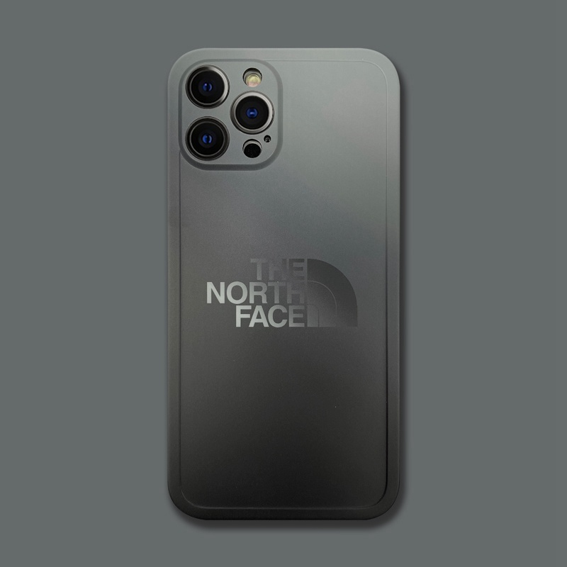 ザノースフェイス The North Face ブランド アイフォン13/13pro max/13miniカバー 韓国風 モノグラム黒ジャケット型耐衝撃 男女