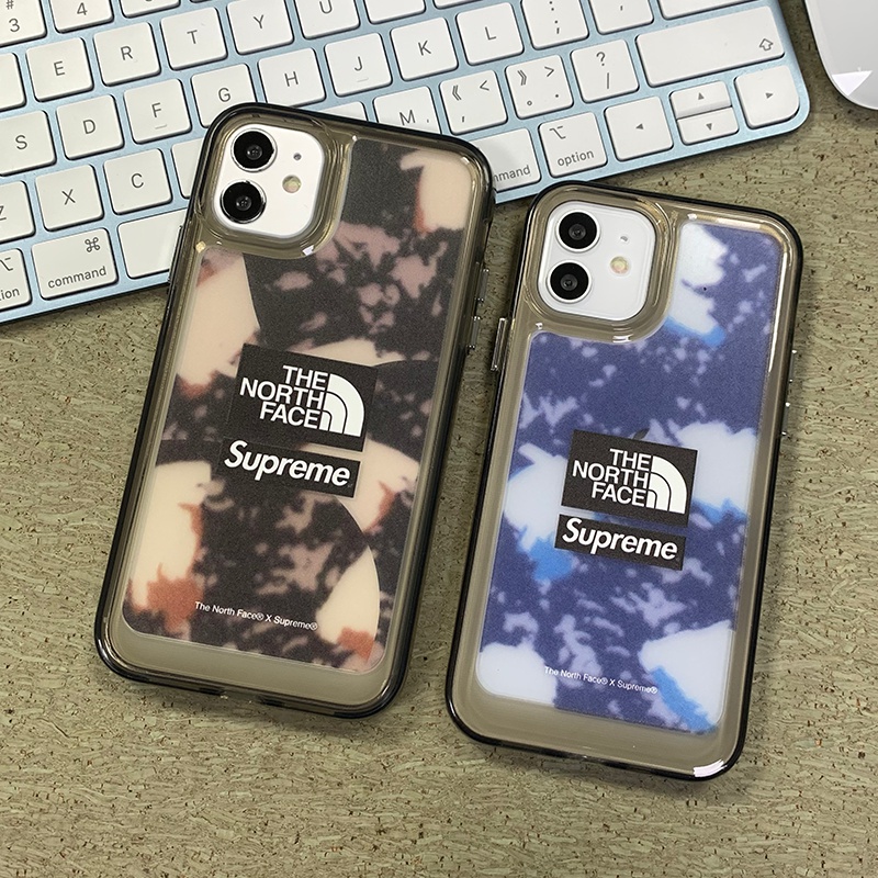 THE NORTH FACE/ザノースフェイス ブランド SUPREME コラボ iphone 13/13 pro/13 pro maxケース セレブ愛用