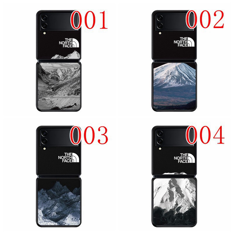 he north face ギャラクシーZflip4 5Gスマホケース 雪山 折畳み式