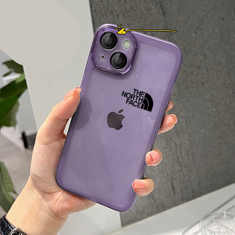 The North Face ザ・ノース・フェイス ブランド iphone 14/14 pro/14 pro max/14 plusケース 韓国風 クリアケース 経典 モノグラム