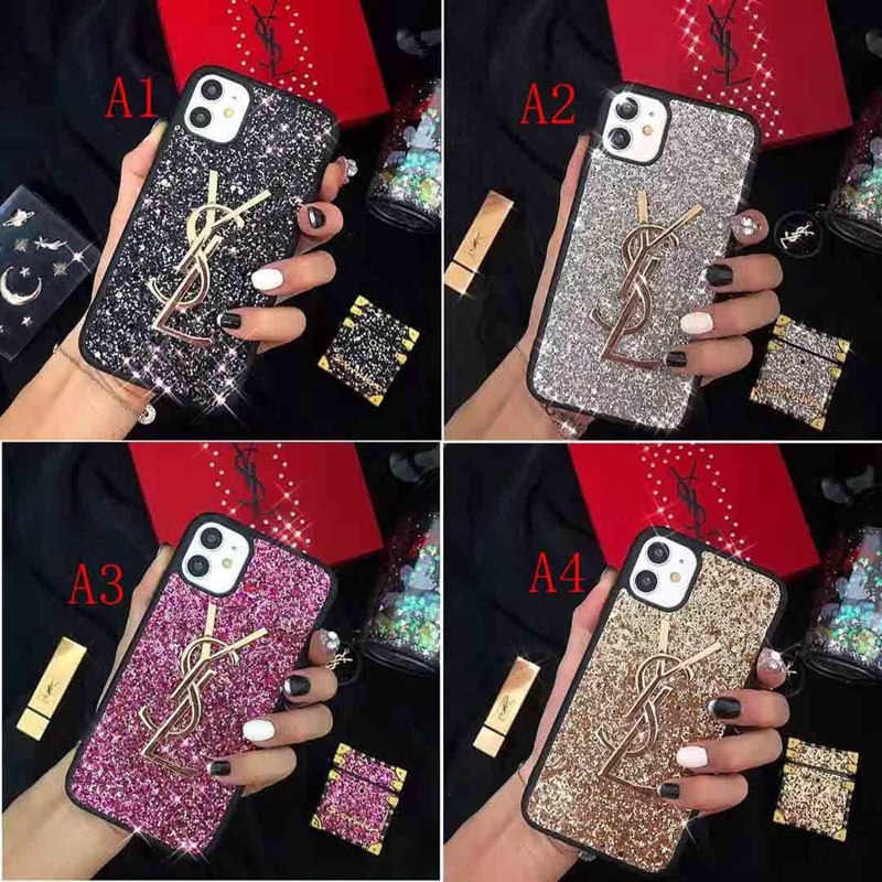 YSL ブランド iphone 15/14/13/13 pro/13 pro max/13 miniケース オシャレ イブ.サンローラン キラキラ